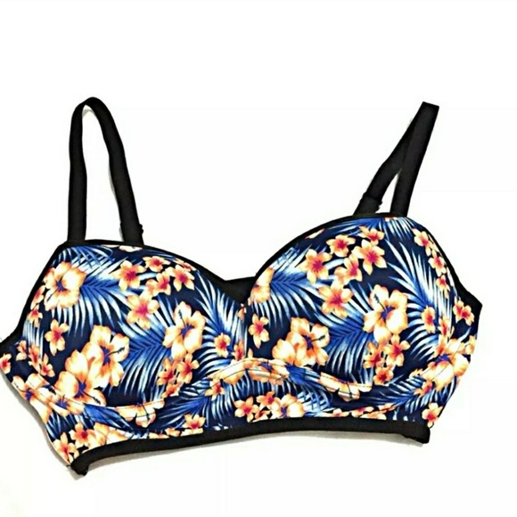 PINK Victoria's Secret Cage Back Floral Bra, NWOT - Picture 1 of 4